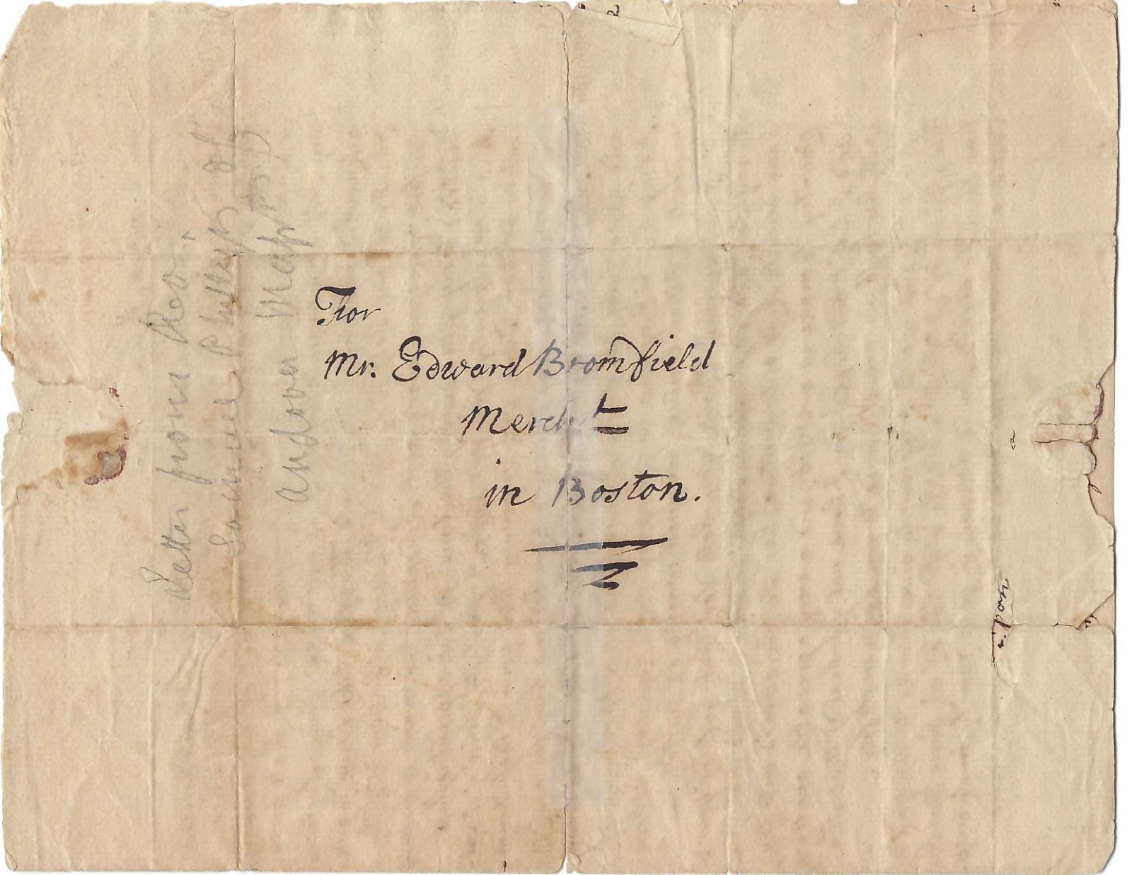 Samuel Phillips, Colonial Minister, Sends Lavish Note For His Son's New Wife