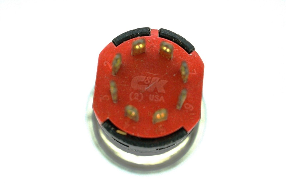 C&K 3 Position Switchlock Y Series w 2 Keys. 3 Position Electrical Key Switch