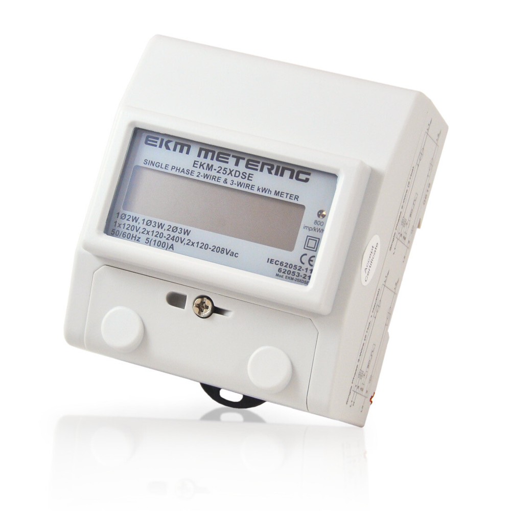 Electrical kWh Meter 120/240V 100A Digital LCD Display #4