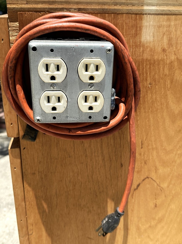 WORK BENCH SUITABLE FOR A SMALL LATHE OR A SEWING MACHINE WITH TOOL HOLDER