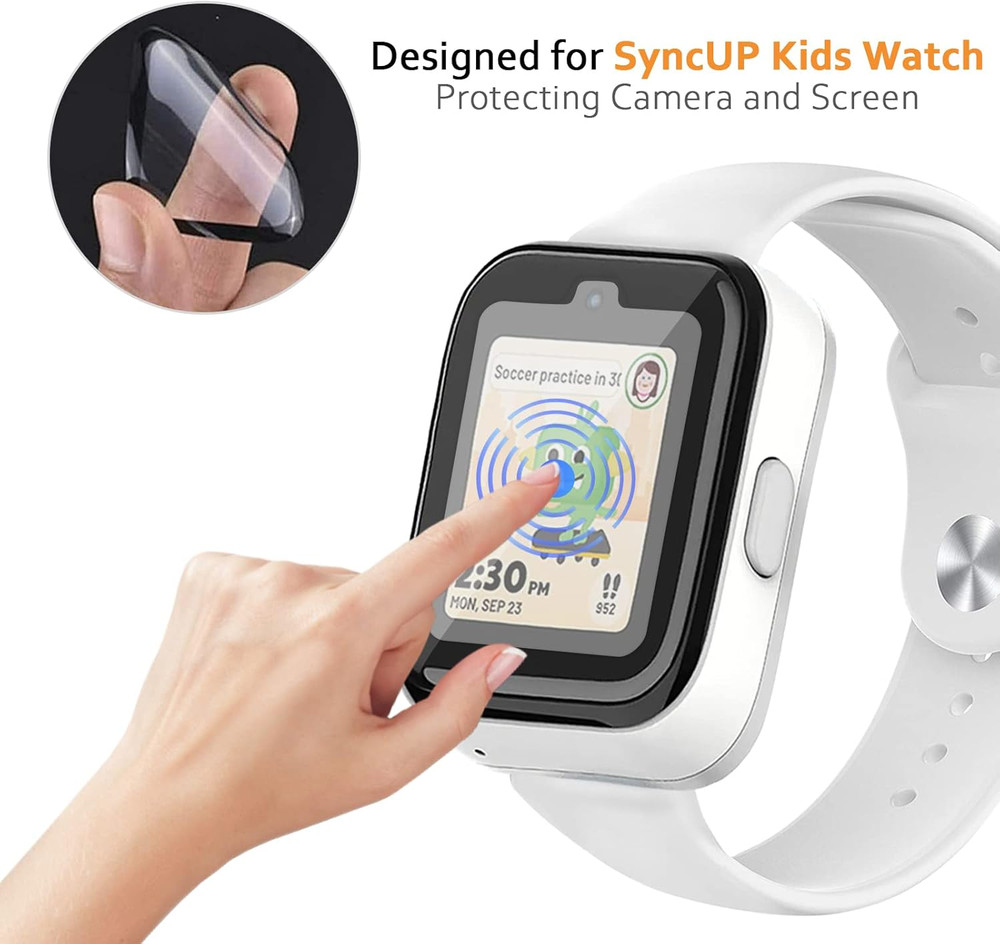 3 Pack Compatible with Syncup Kids Watch Screen Protector, Anti-Scratch/Touch Se