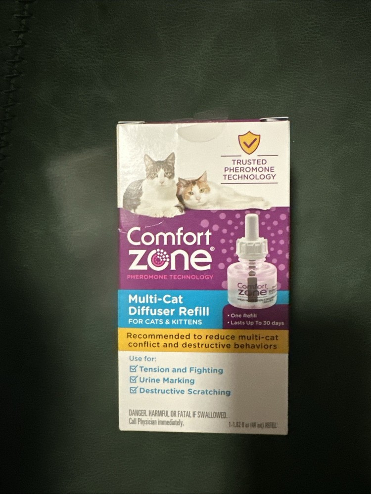 Comfort Zone Multi - Cat Diffuser Refill for Cats & Kittens One Refill