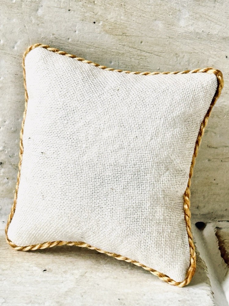 Miniature 1:12 Scale Handcrafted Pillow / Victorian Replica Needlepoint