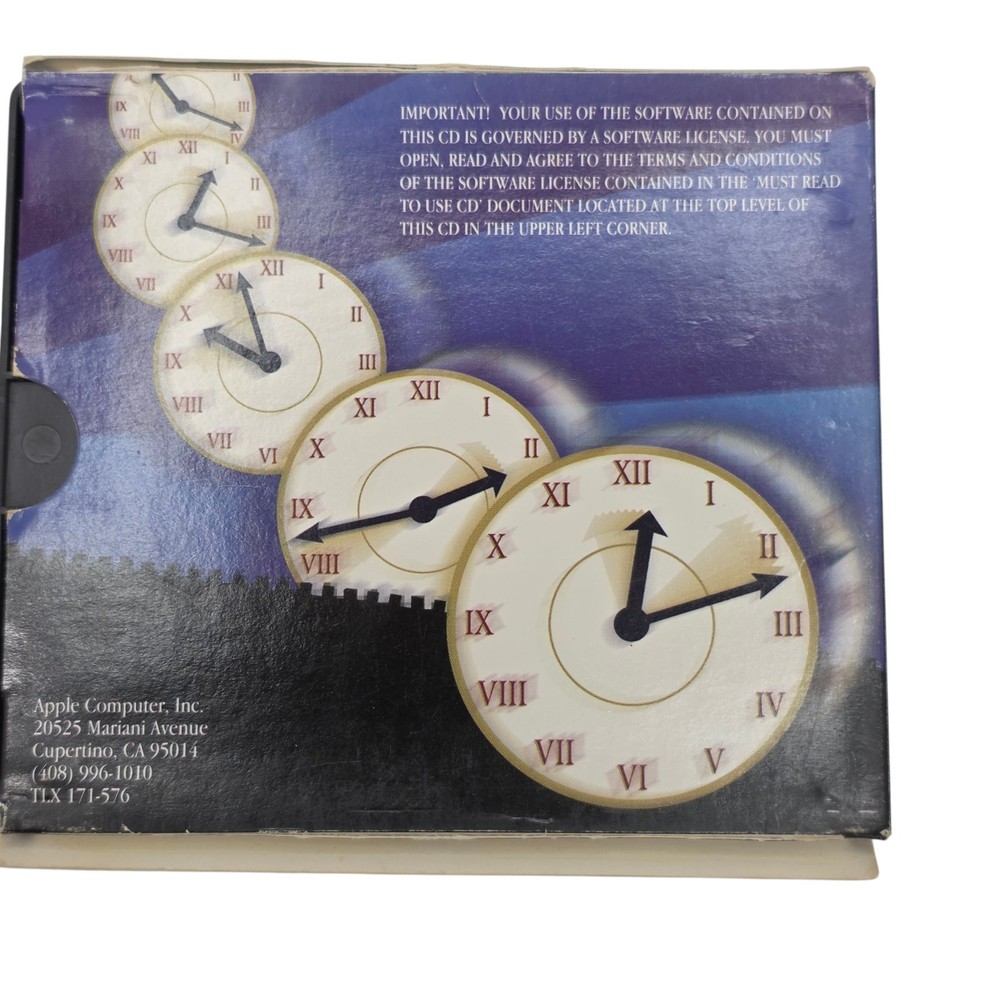 1993 Apple Developer CD “Hack to the Future” Aug Vintage Mac Scratch-Free