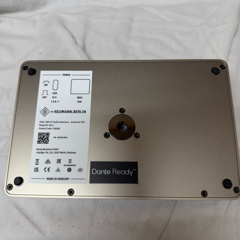 Neumann MT-48 USB Audio Interface - Mint - Complete Accessories - Dante Ready