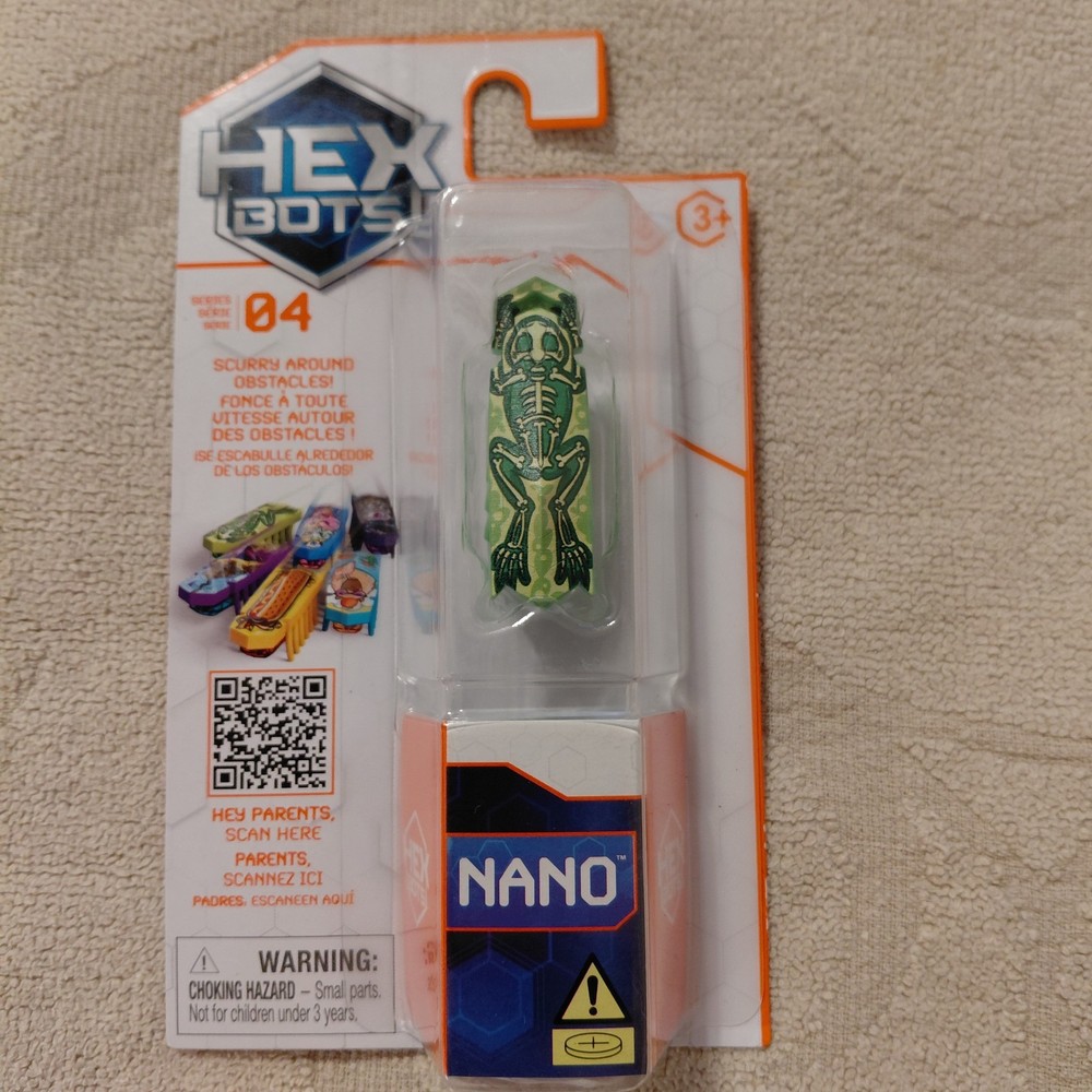 Hex Bots Bundle #3 Includes One Nano Flash & 2 Nano Micro Robots Series 04 New