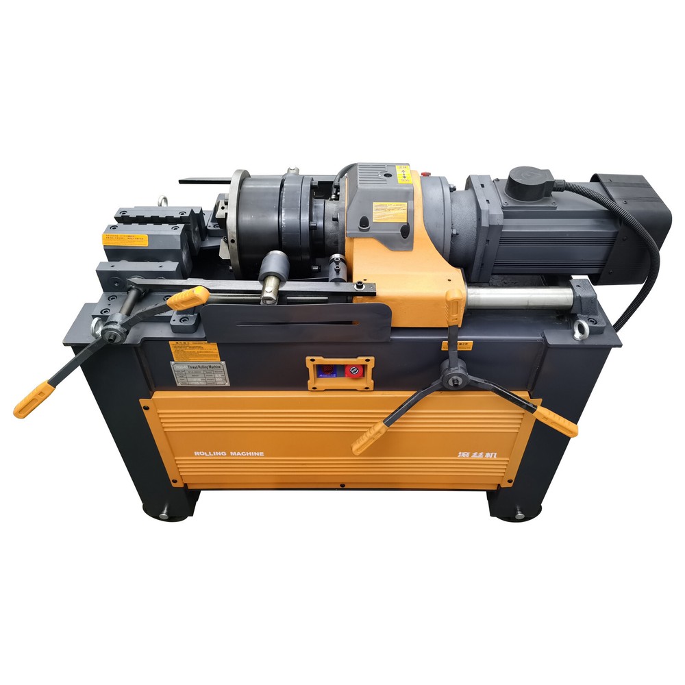 Full-automatic Steel Bar Straight Thread Rib Stripping Rolling Machine 220V
