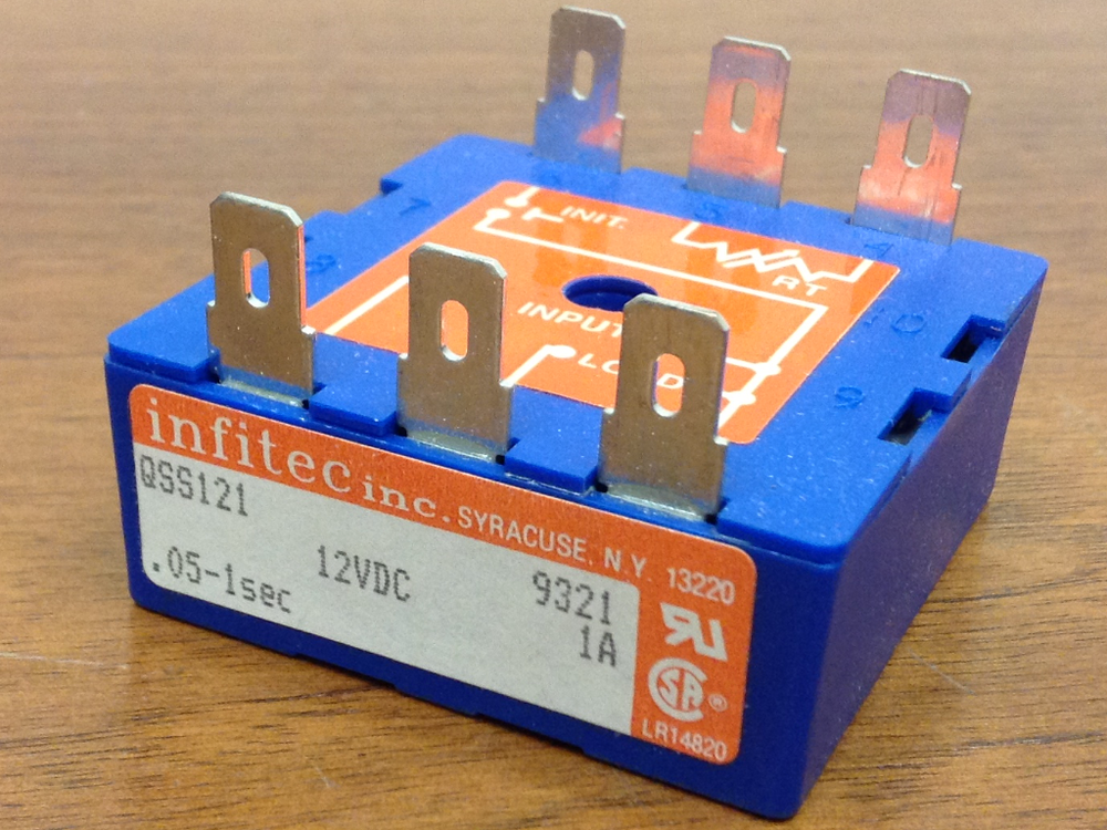 Infitec - Model QSS121 - Solid State, Timing Relay - 12-VDC - NEW