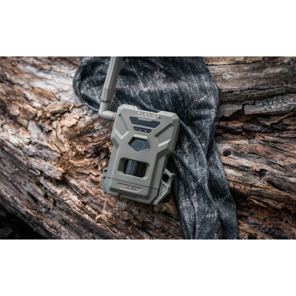 Spypoint FLEX-M US Solar Bundle FLEX-M Trail Camera and SPLB 10 Solar Panel