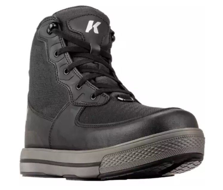 SIZE #13 KORKERS STEALTH SNEAKER WADING BOOT -HYPERLITE, QUICK DRAIN, FIXED SOLE