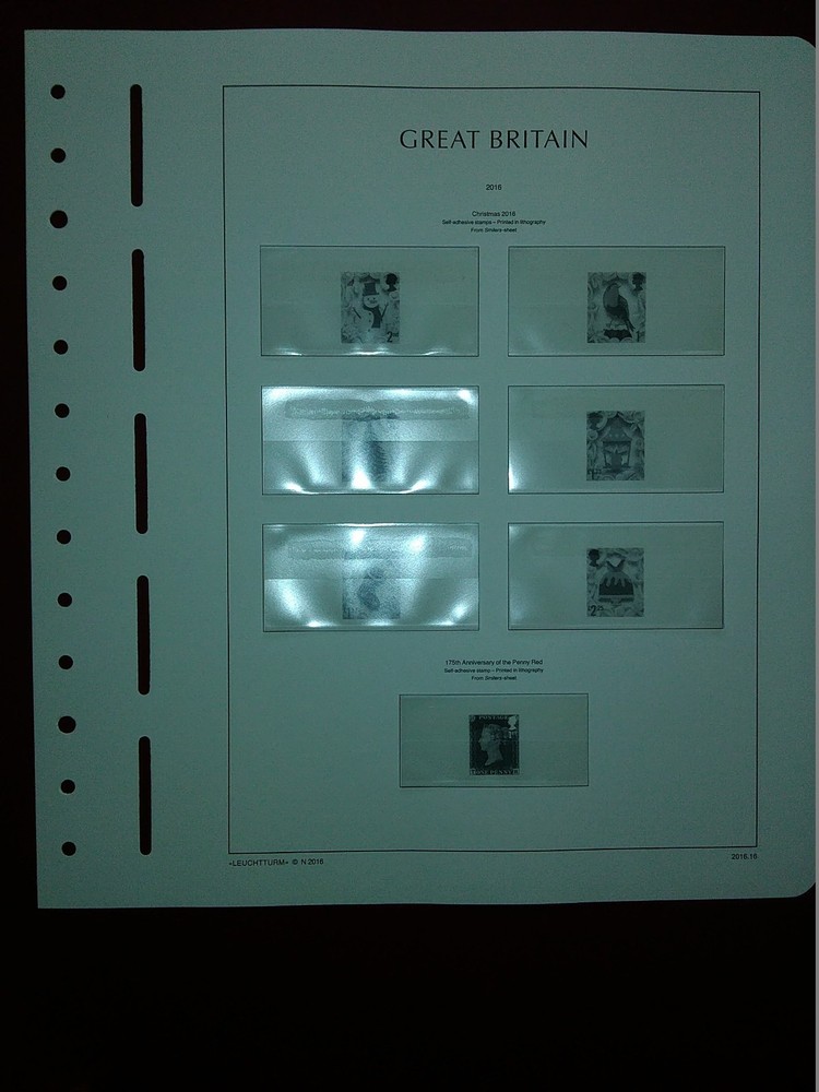 LIGHTHOUSE Commemorative Hingeless album pages Great Britain 2016 Used R201601