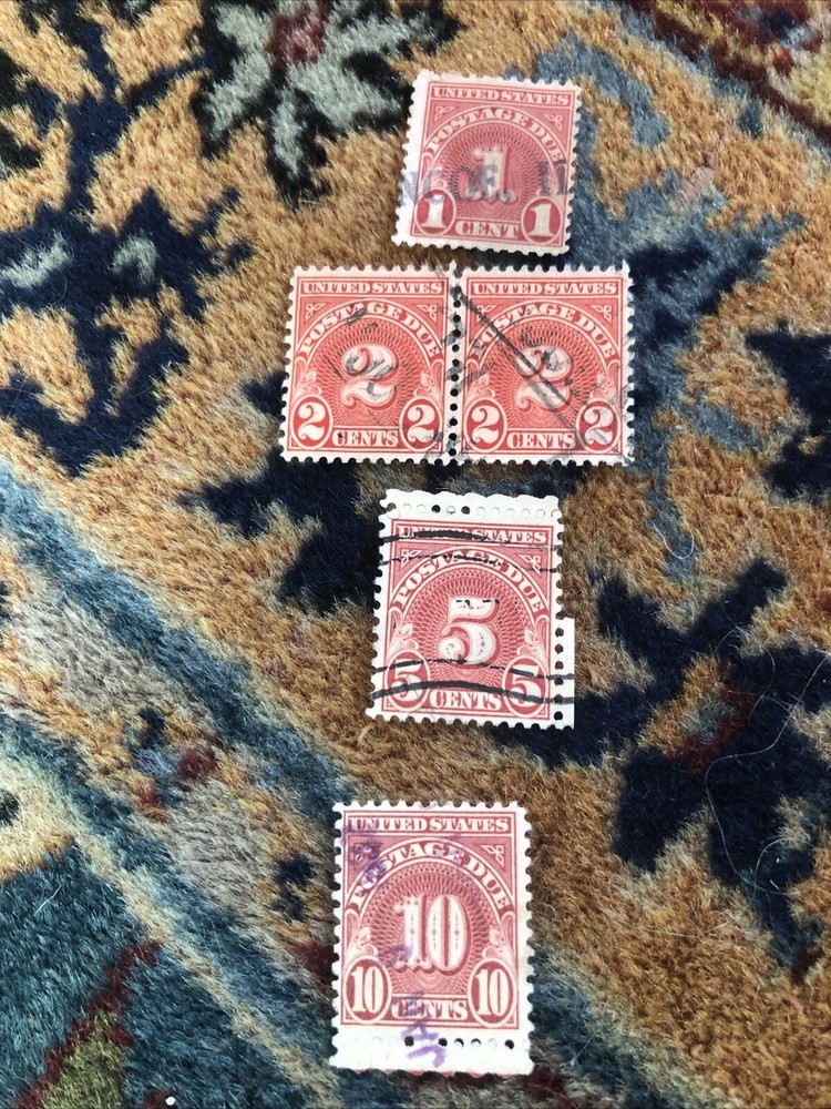 USA 1895 - 1917 small collection Postage Due used