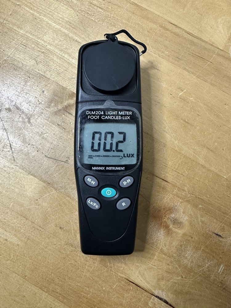 GENERAL TOOLS Wide Range Single Piece Digital Light Meter DLM204