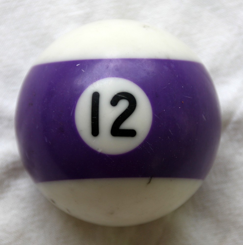 Billiard Pool Table Standard Replacement Ball 2 ¼” ~ 12 Ball