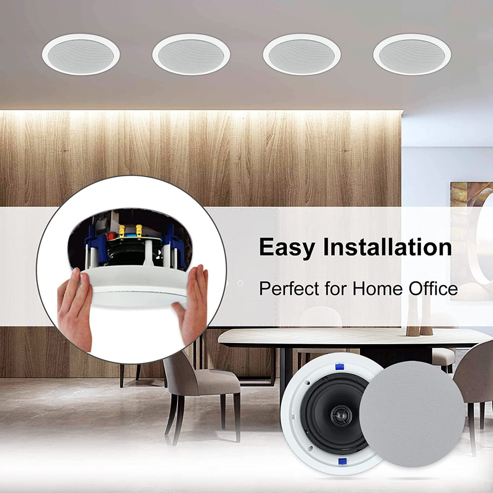 Home Audio Package in Wall Bluetooth Amplifier Volume Control Receiver Wall Plat