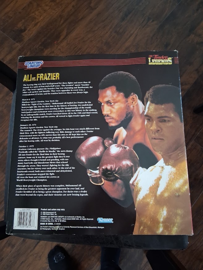 Ali vs Frazier Starting Lineup Timeless Figures