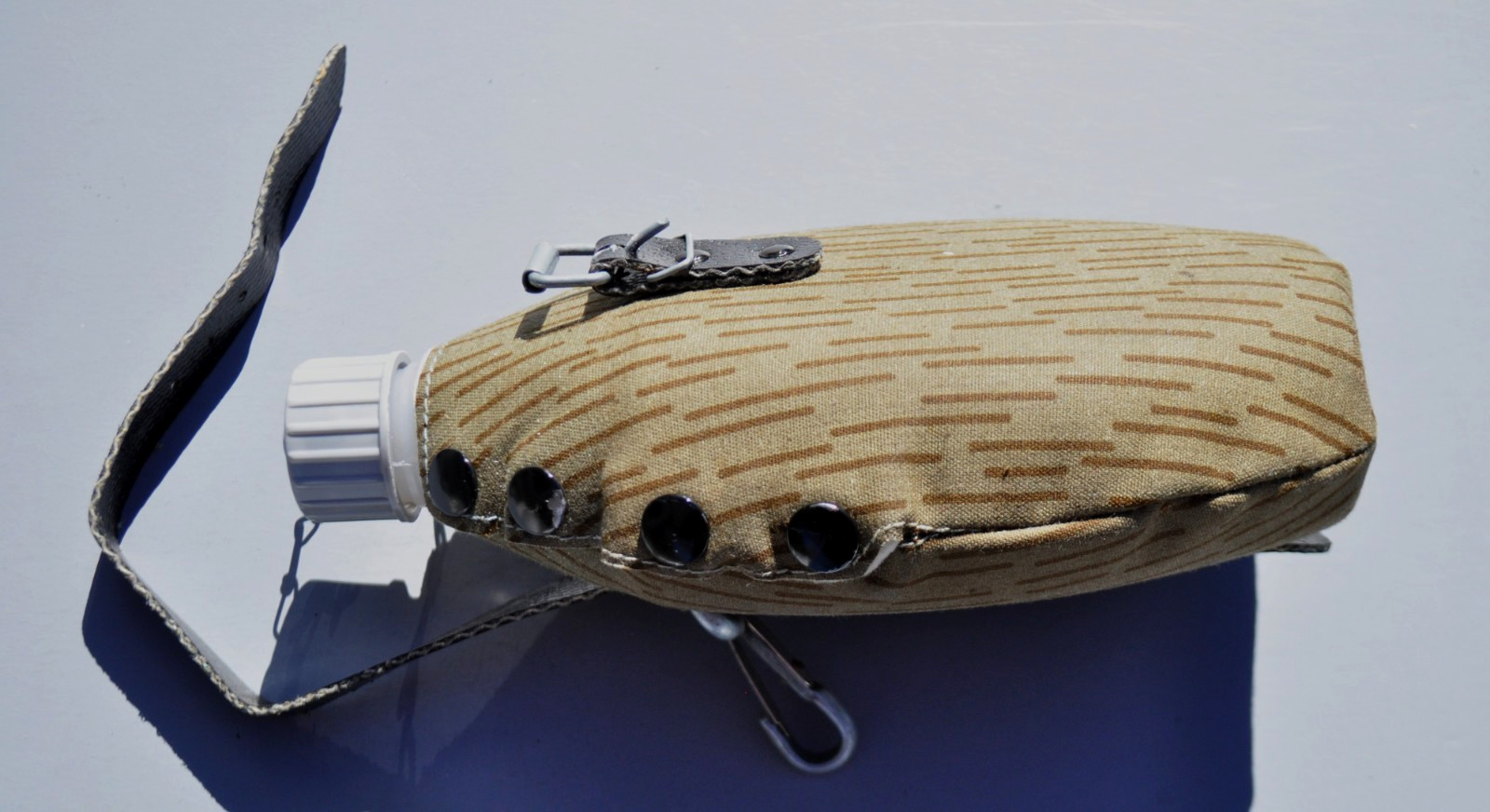 East German Army Cold War Canteen Rain Pattern Camo Cover And Cup Set Free Ship