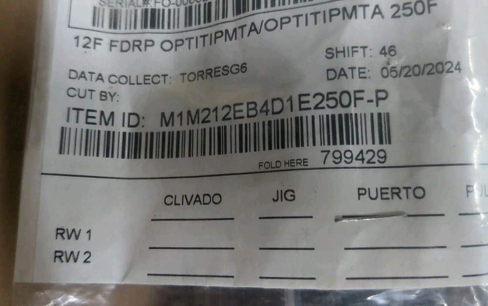 Corning 12F FDRP OPTITIPMTA/OPTITIPMTA 250F