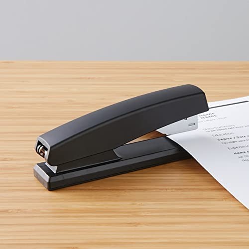 Amazon Basics Office Stapler with 1000 Staples, 25 Sheet 1-Pack, Black