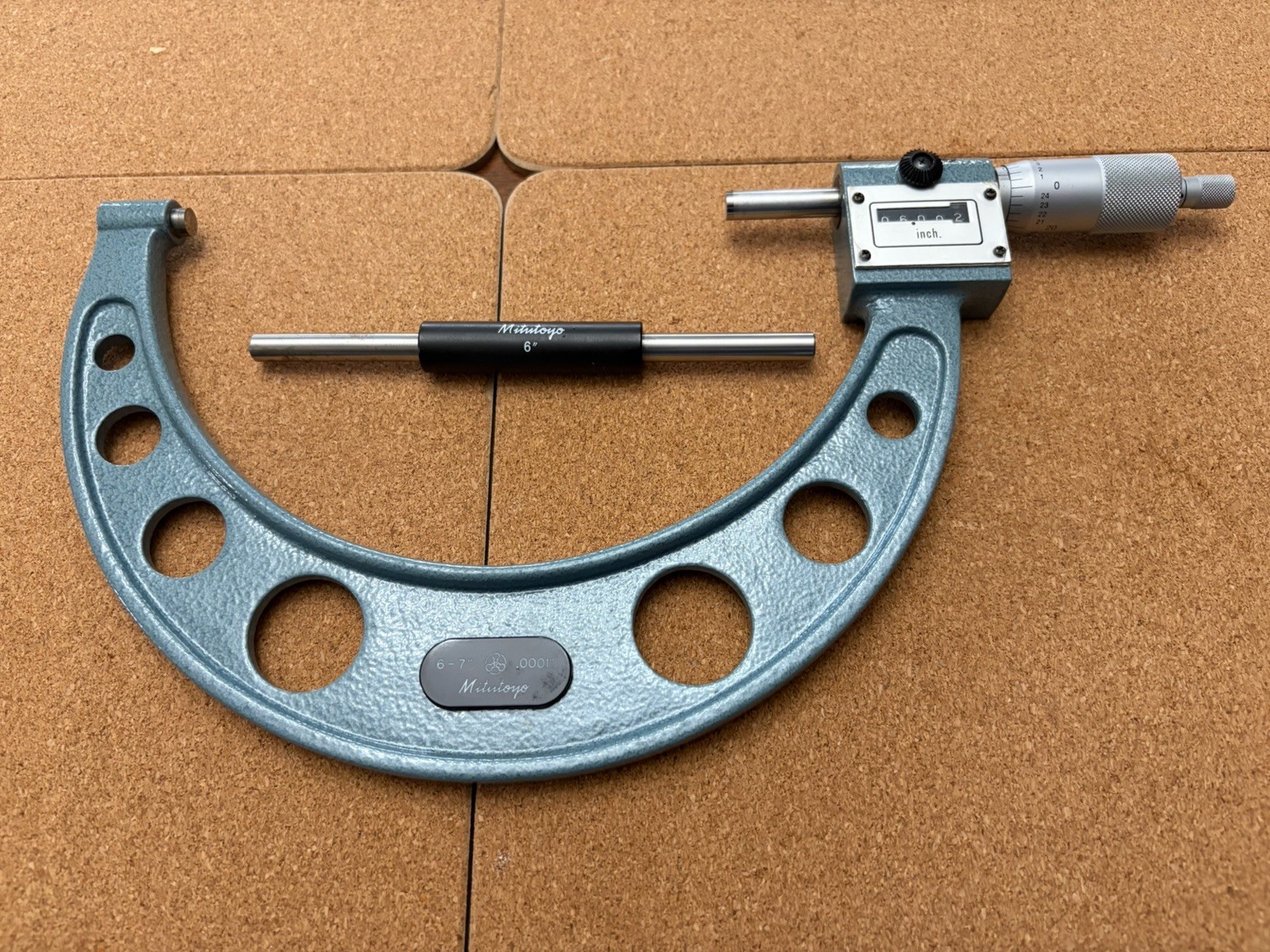 Mitutoyo Mechanical O.D. Micrometer Set 6”-12” Excellent Condition!!!!