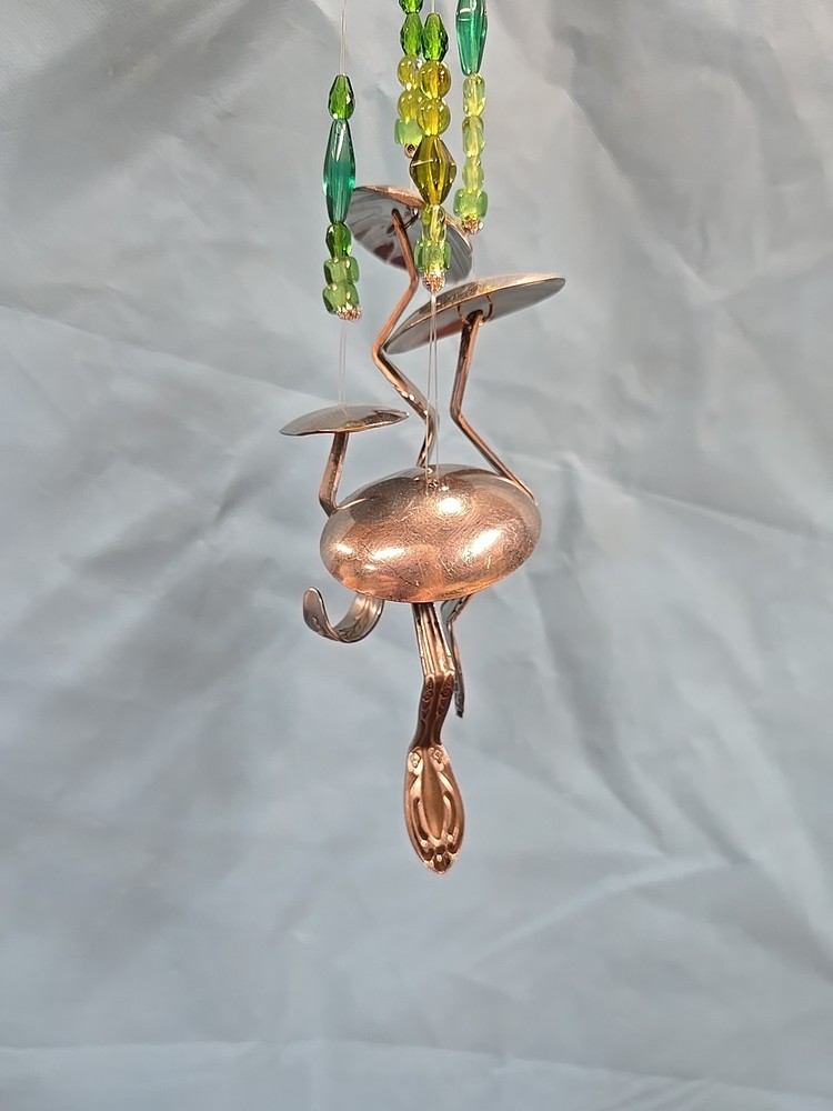 Spoon/flatware Mushroom Wind Chime