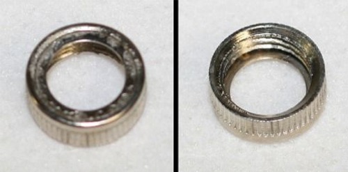 (1) Knurled Nut for Weller W100 Soldering Iron W100PG