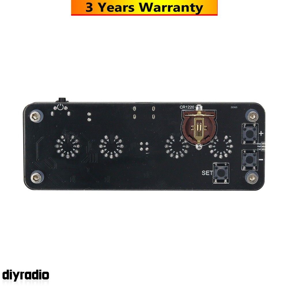 IN-8 4-Digit Nixie Tube Clock Desktop Clock Advance + Backlight Remote Control