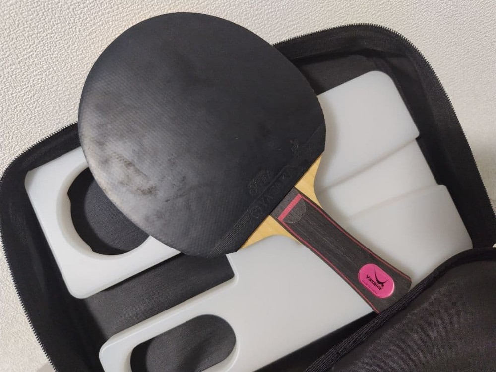 Yasaka Table Tennis Racket Set Black White