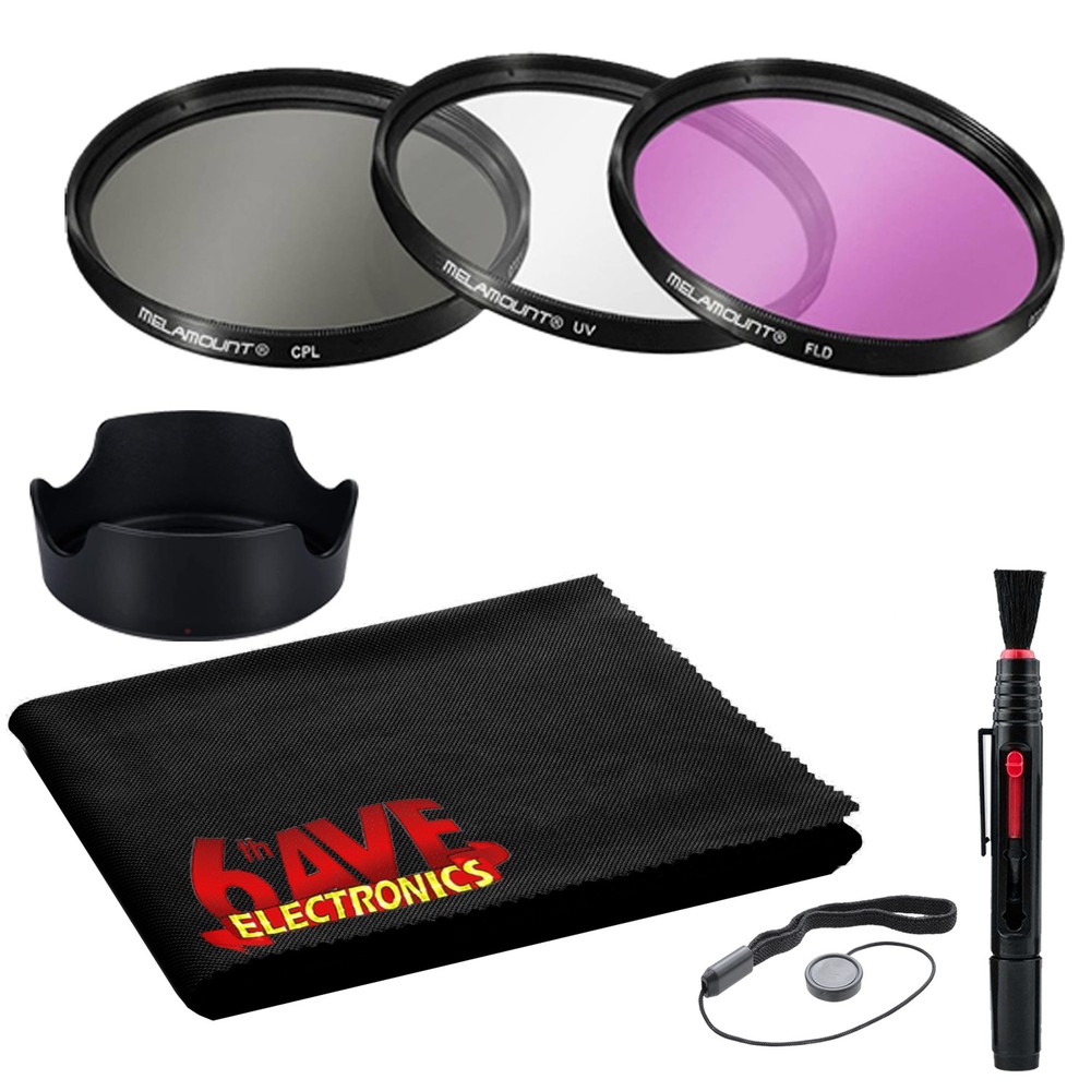 72MM Lens Filter Accessory Kit Basic Bundle for 72MM Diameter Lenses + More