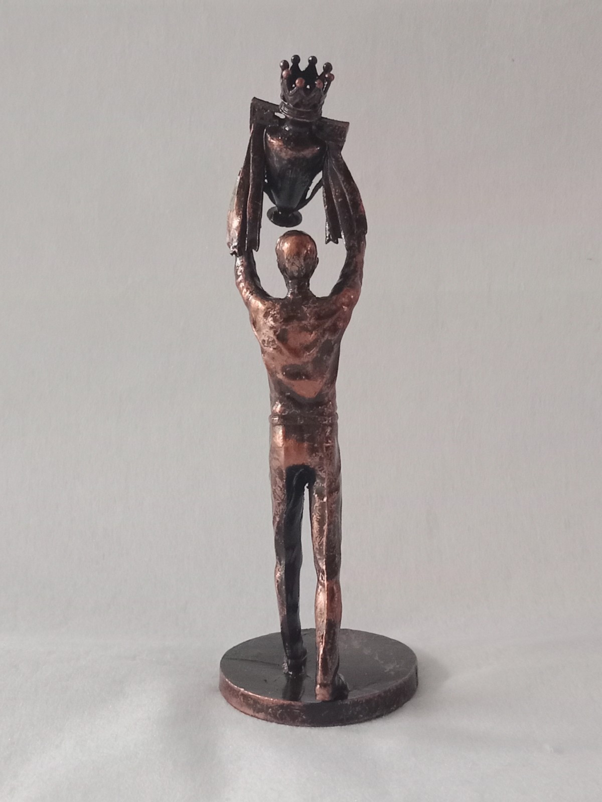 Arsene Wenger Statue Model Figure Arsenal Gift Souvenir Metal 20cm