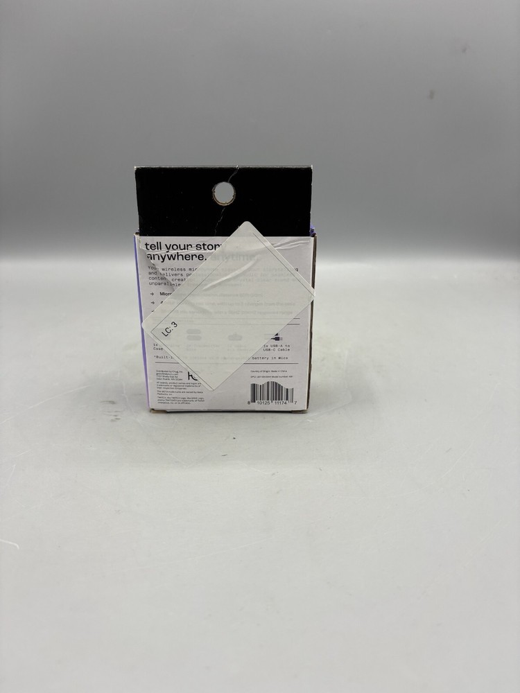 NORTH Wireless Microphone with Charger (USB-C) READ