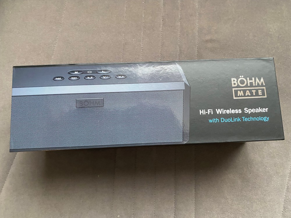 Two BOHM Wireless Speakers with DuoLink Technology