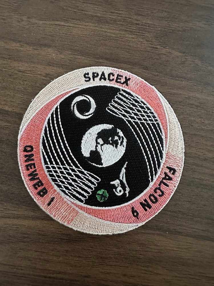 SpaceX OneWeb 1 PROGRAM MISSION PATCH 3.5”
