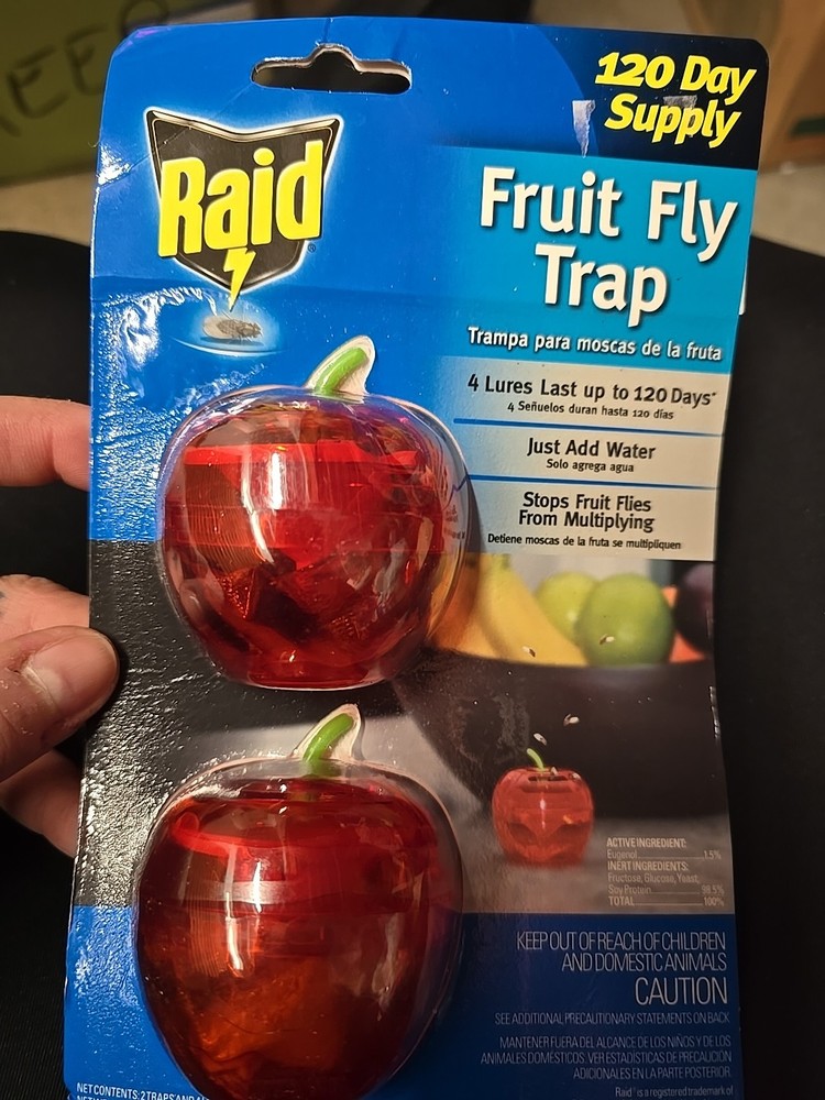 Raid Apple Fruit Fly Trap (2 Pack)