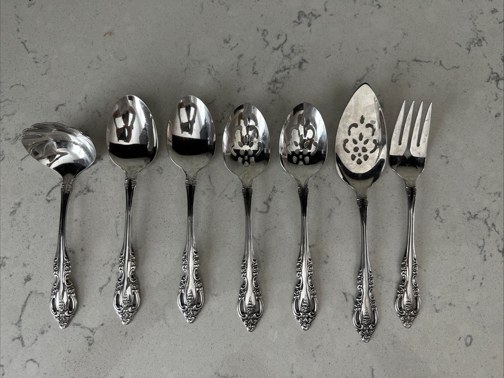 Oneida BRAHMS Community Stainless Flatware & Serving/Hostess 88 Pieces
