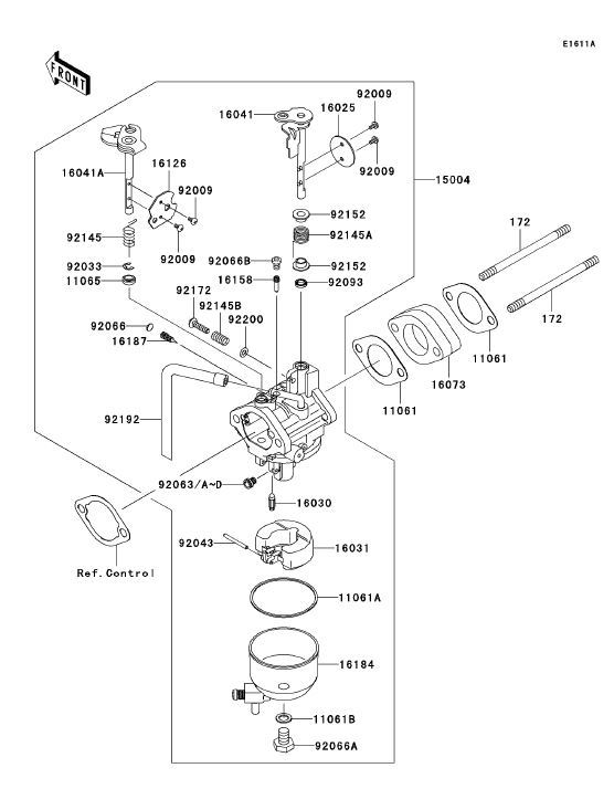 Kawasaki 610 / 600 / SX Mule Carb / Carburetor Rebuild / Repair Kit