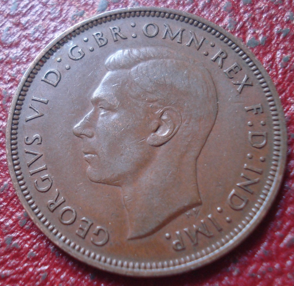 1947 BRITISH PENNY IN VF CONDITION