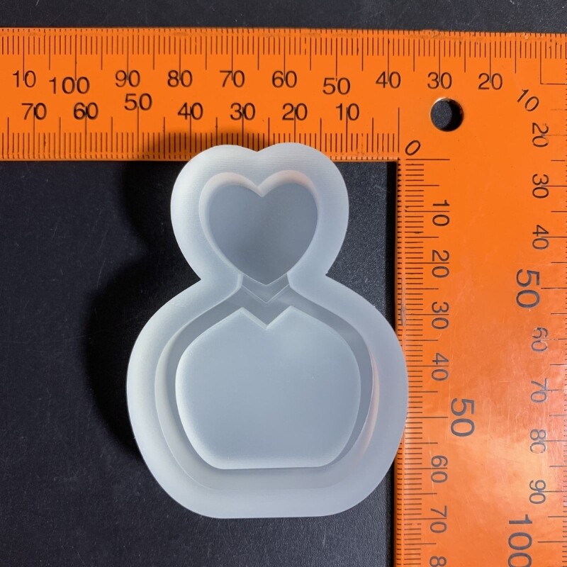 Resin Shaker Mold Bottle Silicone Pendant Mold