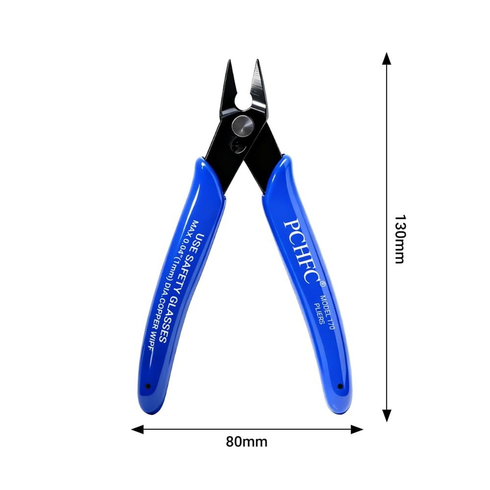 Creativity Blue Flush Cutter Mini Diagonal Cutting Pliers Side Cutter Nippers...
