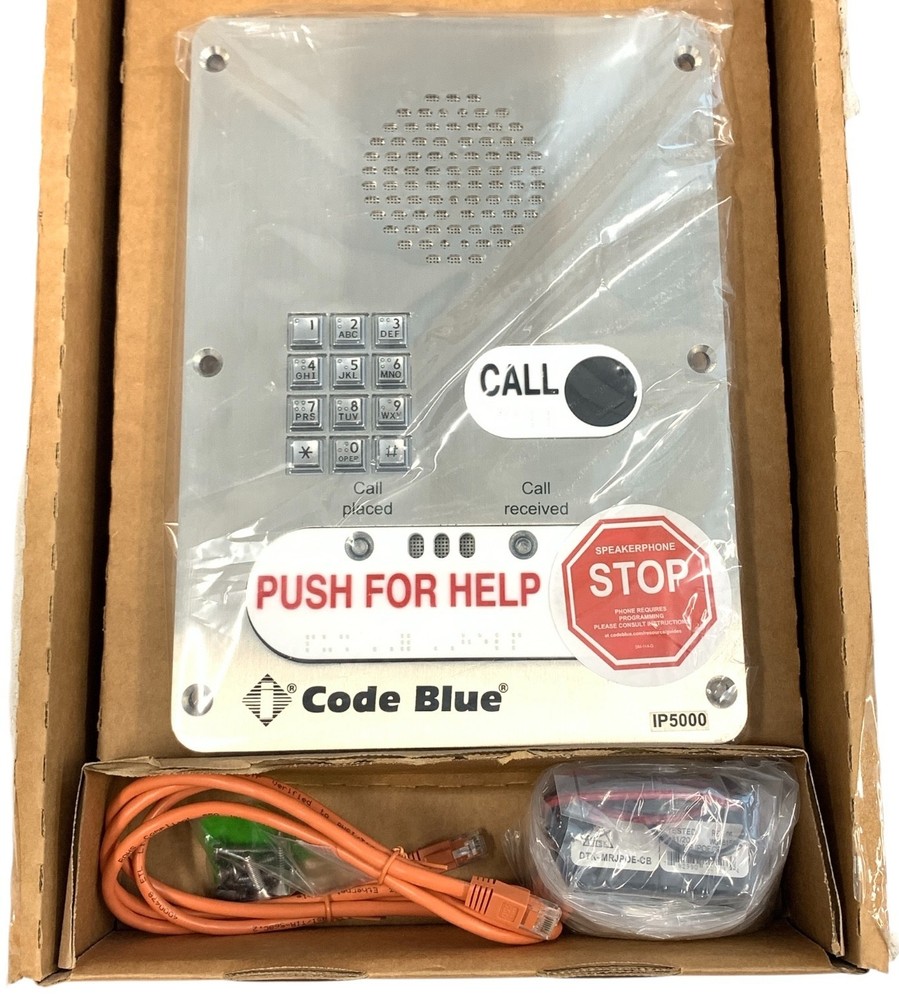 Code Blue IP5000 Single Button Full Duplex VOIP Speaker Phone