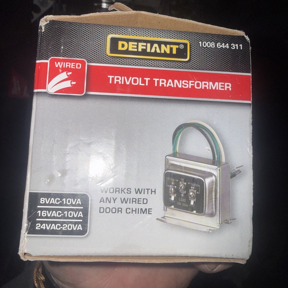 Wired Doorbell Tri-Volt Transformer