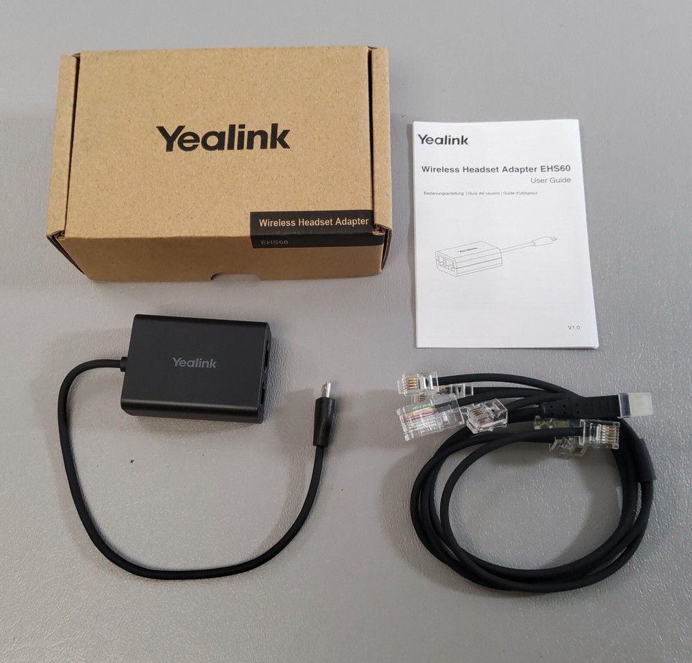 Yealink EHS60 Wireless Headset Adapter  Brand New