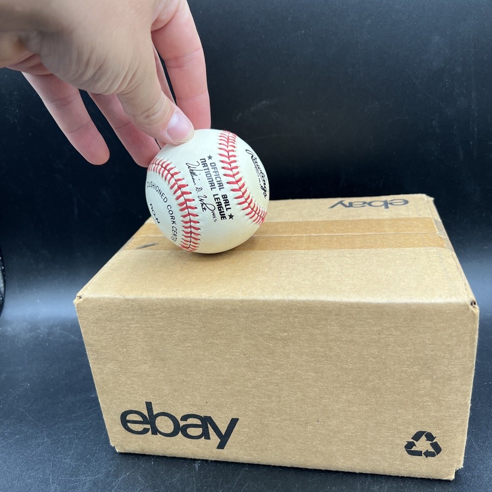 Vintage Bobby Tolan Autographed Baseball