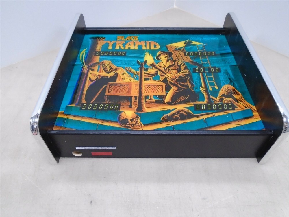Bally Black Pyramid Pinball Head LED Display light box