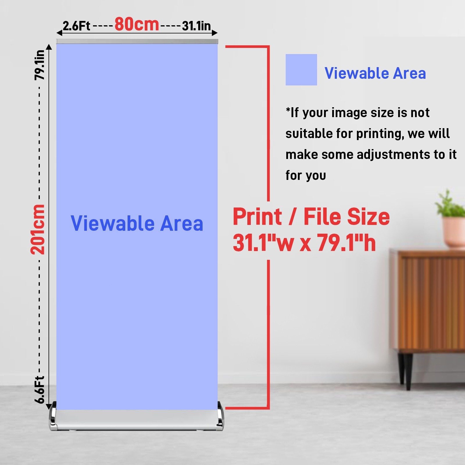 Custom Retractable Banner Stands Pro Base for Advertising--Personalized Banner