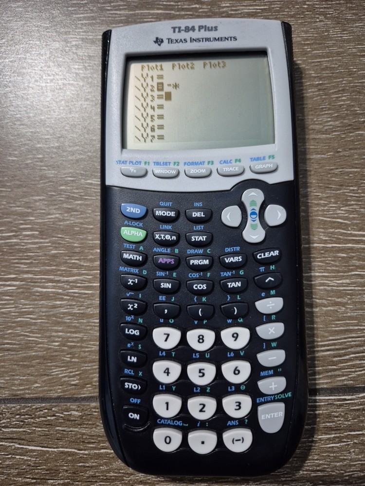 TI-84 Plus Graphing Calculator Texas Instruments - Tested & Working - Students