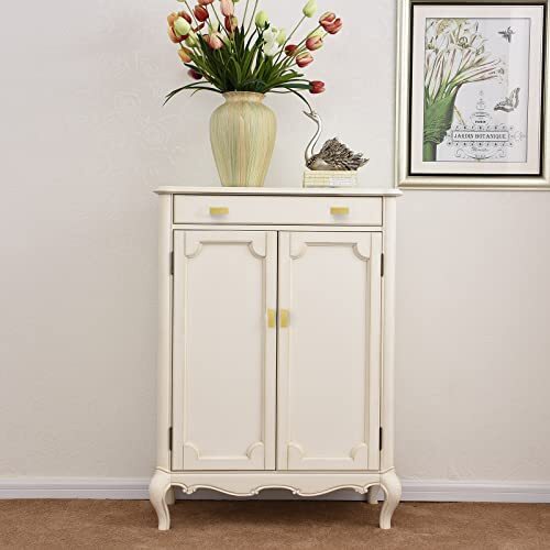 Rergy 10 Pack Gold Cabinet Knobs Brushed Brass Cabinet Knobs Kitchen Dresser ...