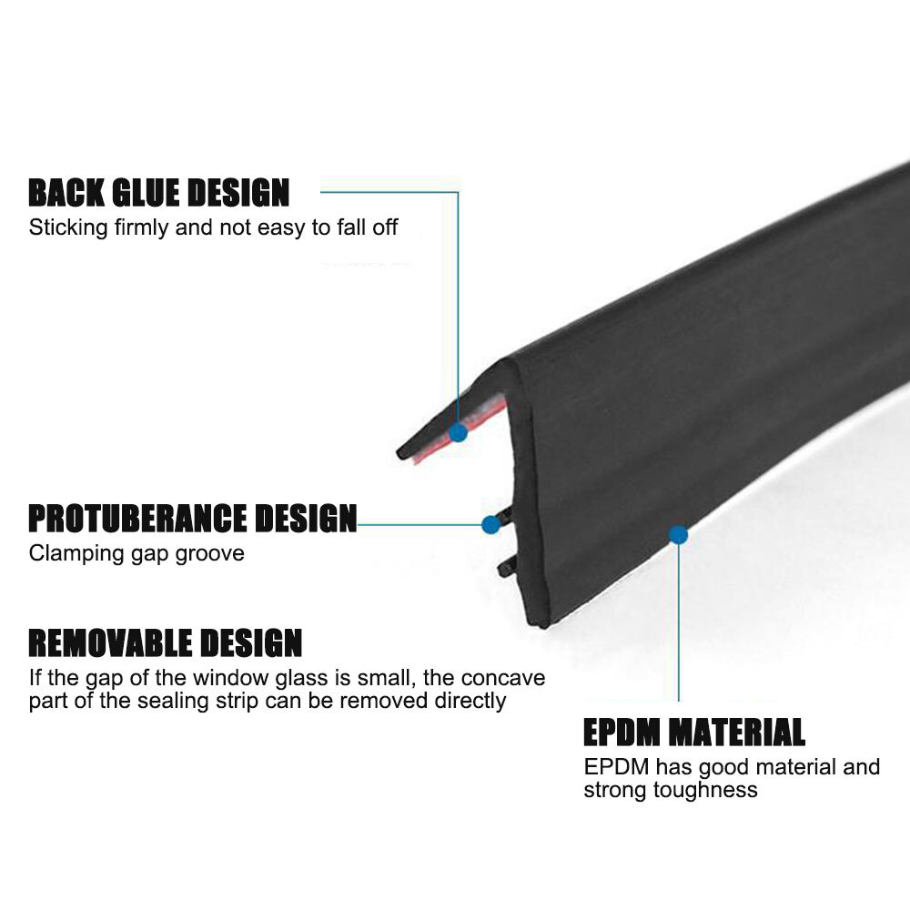 13ft V-Shape For Lexus Window Edge Moulding Trim Weatherstrip Seal Strip