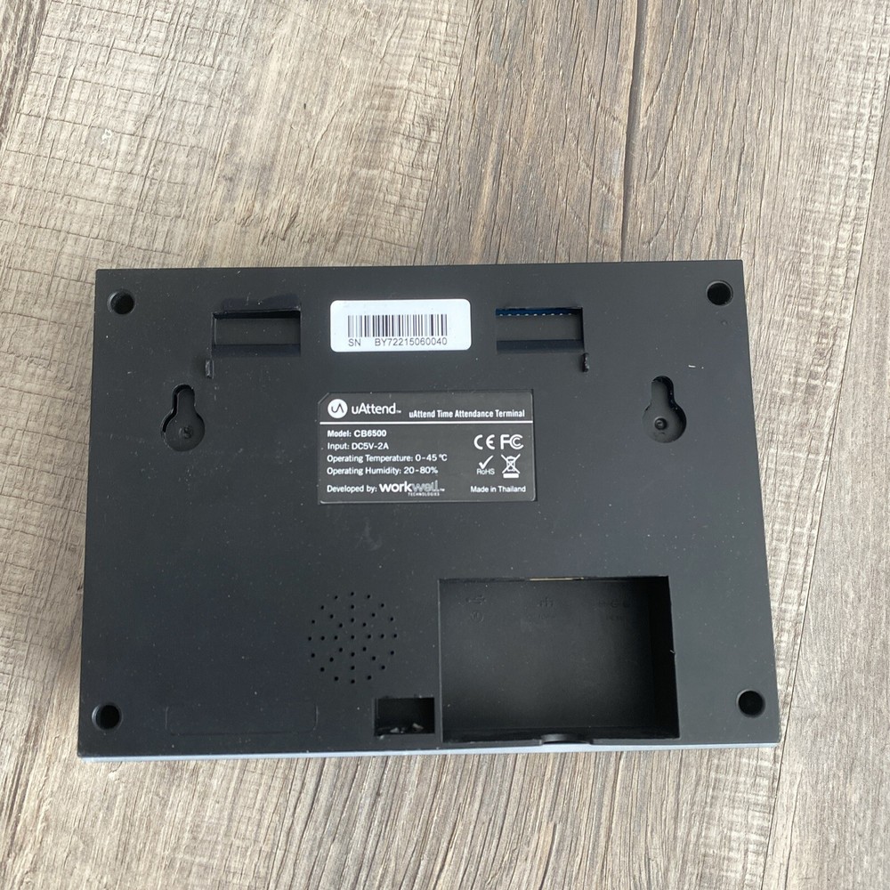 uAttend CB6000 Advanced Employee Time Clock System | RFID Punch Clock
