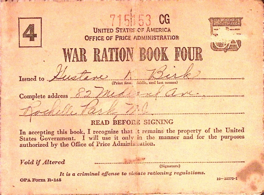 War Ration Book Four
